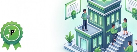 Academia digital PromoSchool con estudiantes y certificaciones — sistema educativo Ecuador