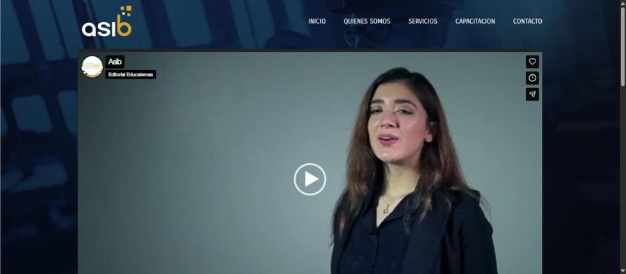 Sitio web de Asib asesoría y procesos industriales desarrollado por PromoWebEC