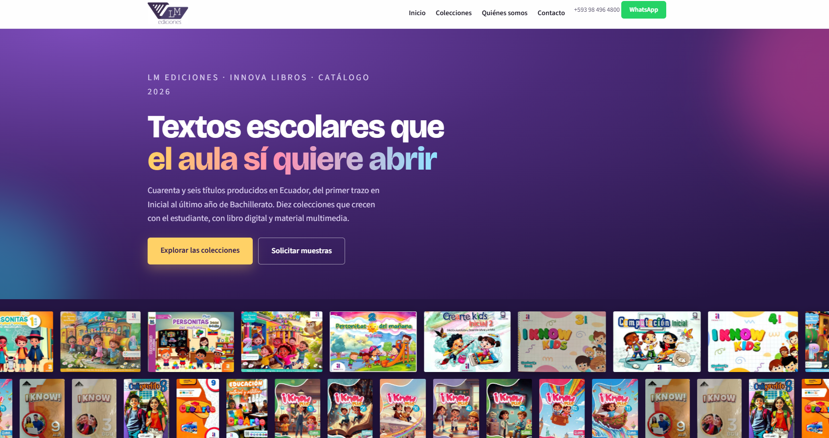 Portal de LM ediciones Editorial