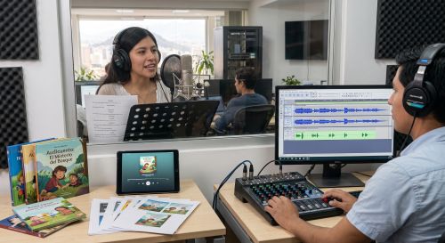 Producción de audicuentos y narración de audios educativos en Quito Ecuador — PromoWebEC